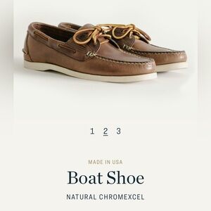 Oak Street Bootmakers - Boat Shoe - 10.5 - Natural Leather